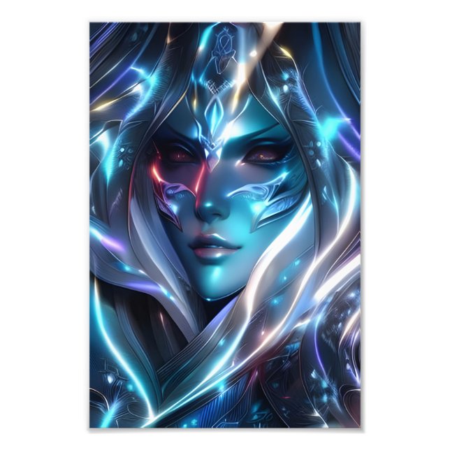 Digital Bluer Fotodruck (Vorne)