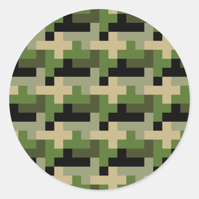 Digital Camouflage Sticker (Vorderseite)