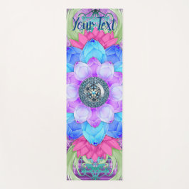 Digital Colorful Mandala Yogamatte