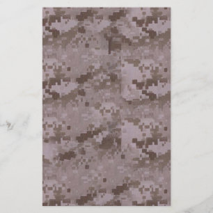 Digital Desert Camouflage Briefpapier