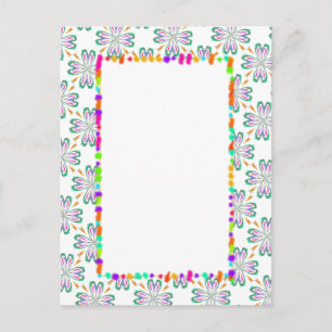 Digital Design Rectangle-DIY Postkarte