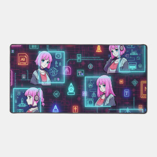 Digital Dream Girls Desk Mat Schreibtischunterlage