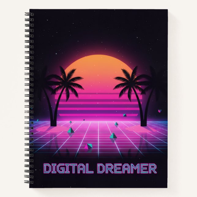 Digital Dreamer Hardcover Journal Notizbuch (Vorderseite)