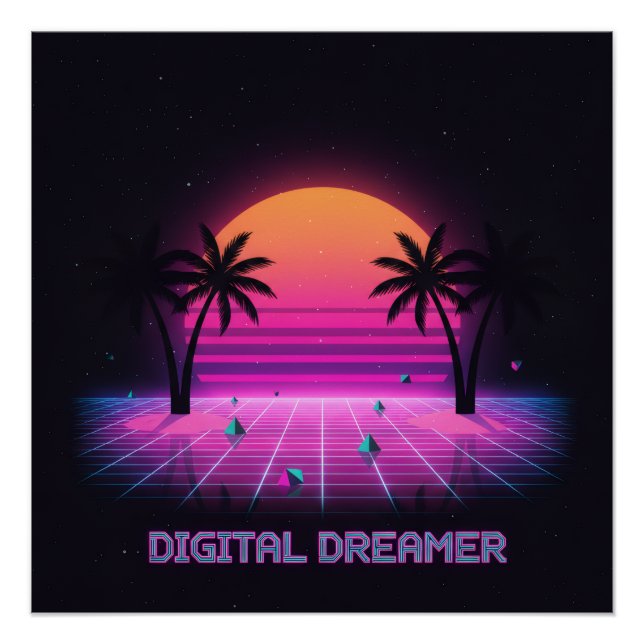 Digital Dreamer Hochglanzposter Poster (Vorderseite)