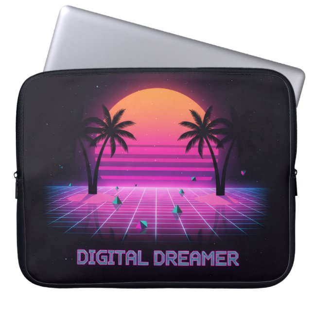 Digital Dreamer Padded Laptop Sleeve (Vorderseite)