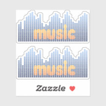 Digital Equalizer Music Wave Wall