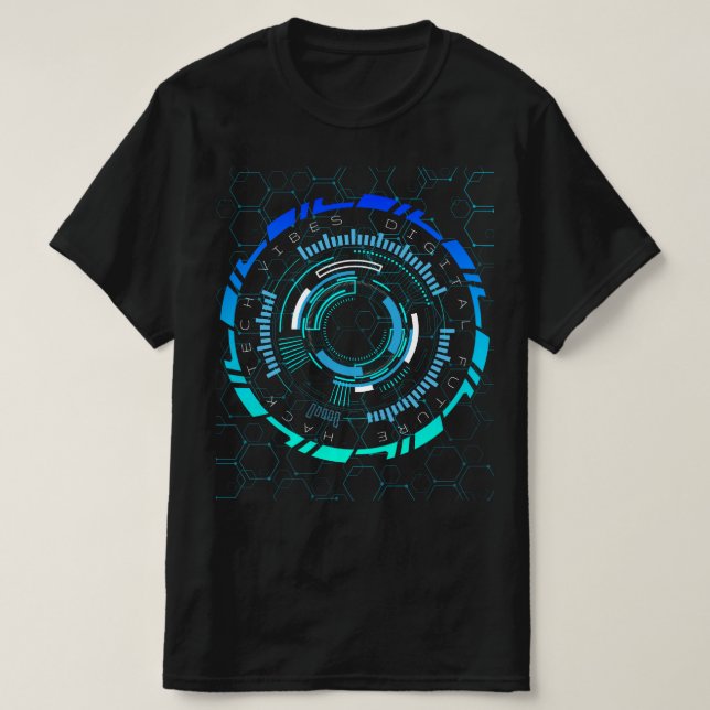 Digital Future Vibes T-Shirt (Design vorne)