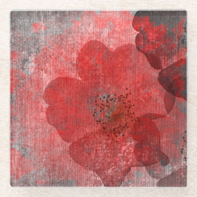 Digital Graphic Art Design Glasuntersetzer (Vorderseite)