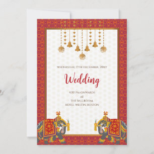 Digital Hindu Hochzeit Einladung Indische Hochzeit