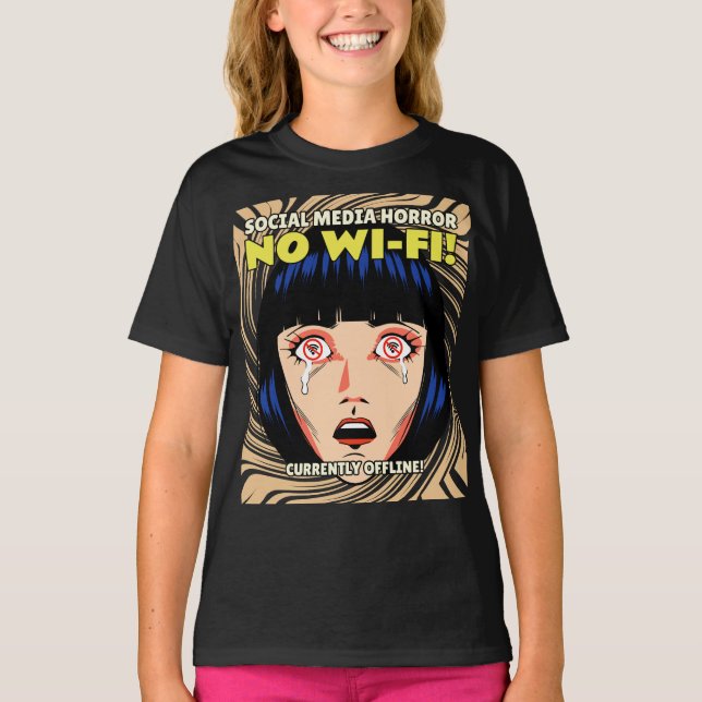 Digital Horror Tale - Social Media T-Shirt (Vorderseite)