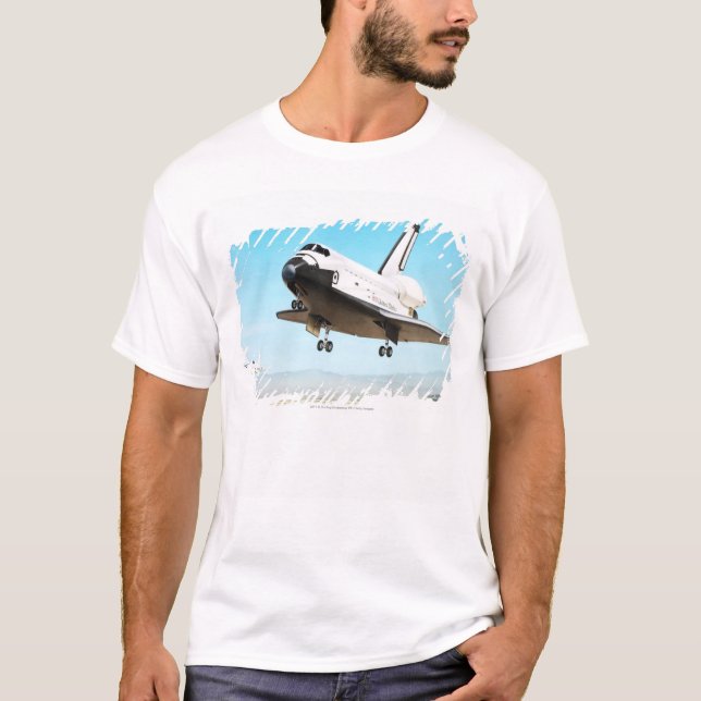 Digital-Illustration der Raumfähre T-Shirt (Vorderseite)