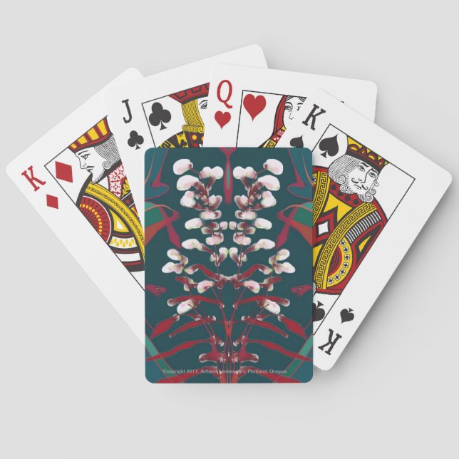 Digital-Kunst-Spielkarte-Plattformen Spielkarten (Rückseite)