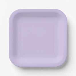 Digital Lavender Paper Plate Pappteller