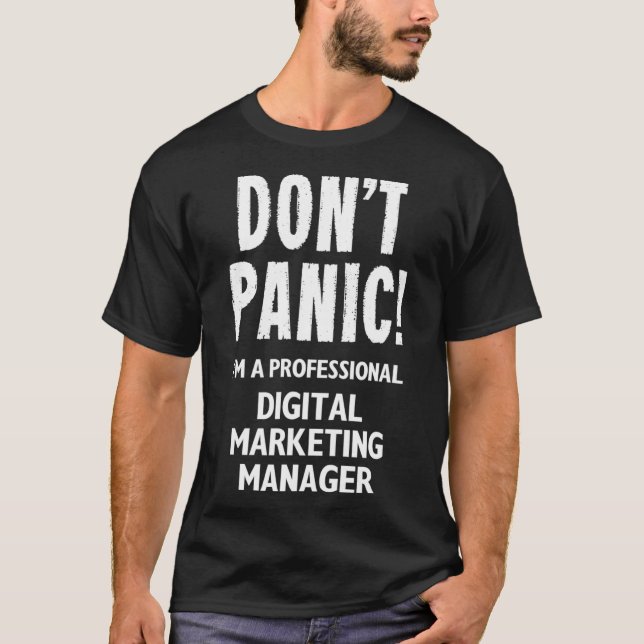 Digital Marketing Manager  T-Shirt (Vorderseite)