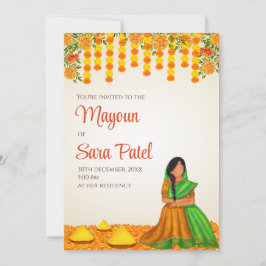 Digital Mayoun Einladungen & Haldi einladen