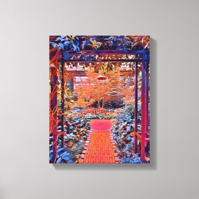 Digital Mixed Media Stretched Canvas Print Leinwanddruck (Vorderseite)