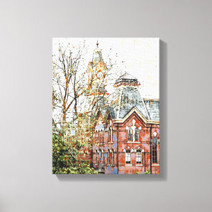 Digital Mixed Media Stretched Canvas Print Leinwanddruck