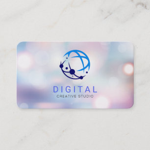 Digital Network Tech Logo Visitenkarte