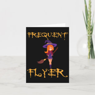 Digital Nomad Frequency Flyer Halloween Hexe Karte