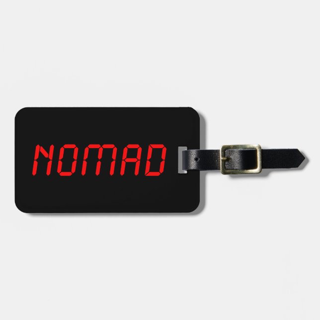DIGITAL NOMAD GEPÄCKANHÄNGER (Vorderseite horizontal)