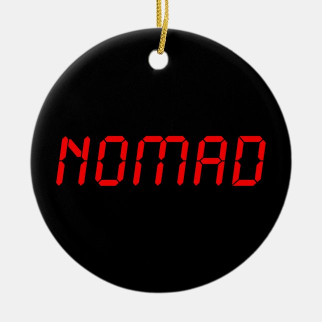 DIGITAL NOMAD KERAMIK ORNAMENT (Vorne)