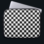 Digital Print in Schwarz/Weiß Laptopschutzhülle<br><div class="desc">Schwarz-Weiß Schach Digital Print Laptop Sleeve von Gerson Ramos.</div>