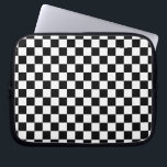 Digital Print in Schwarz/Weiß Laptopschutzhülle<br><div class="desc">Schwarz-Weiß Schach Digital Print Laptop Sleeve von Gerson Ramos.</div>