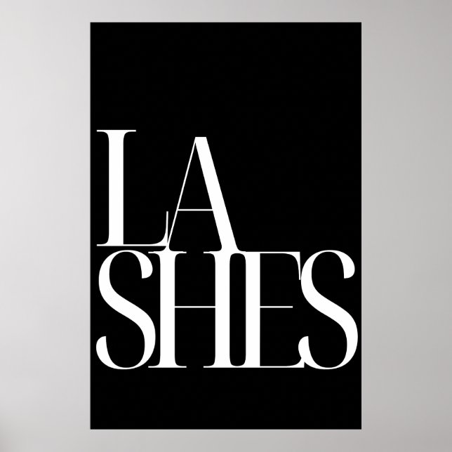 Digital Printable Lash Poster - Eyelash Extension (Vorne)