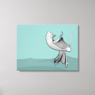 Digital Samurai Leinwanddruck