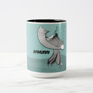 Digital Samurai Zweifarbige Tasse