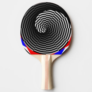 Digital Schachbrett Yin Yang von Kenneth Yoncich Tischtennis Schläger