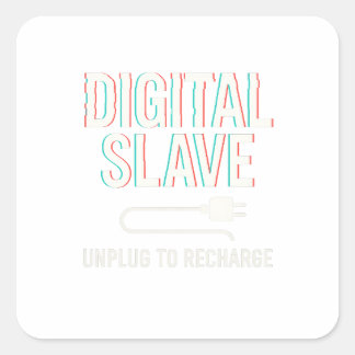 Digital Slave - Drôle Tech Life Sticker