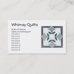 Digital-Steppdecke Visitenkarte