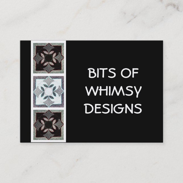 Digital-Steppdecken-Visitenkarten Visitenkarte (Vorderseite)