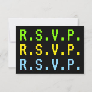 Digital Style, Nerdy "R.S.V.P." Karte