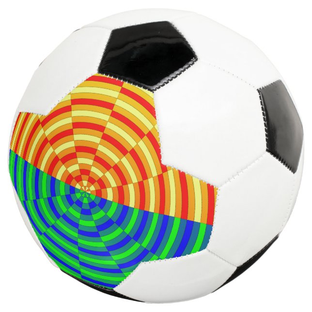 Digital Sunrise von Kenneth Yoncich Fußball (Dreiviertel)