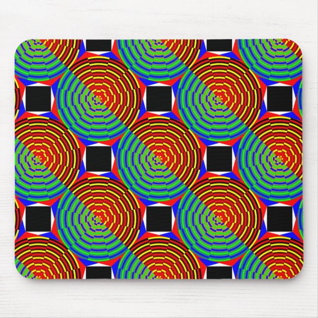 Digital Sunset von Kenneth Yoncich Mousepad (Vorne)