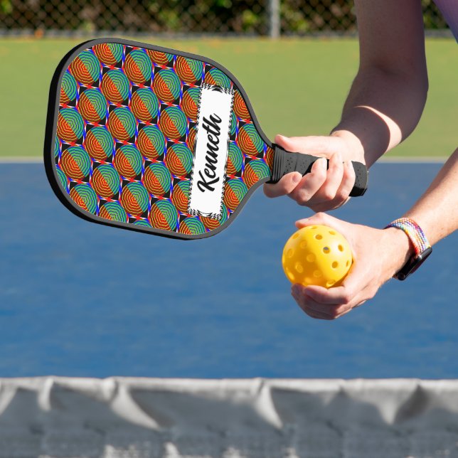 Digital Sunset von Kenneth Yoncich Pickleball Schläger (InSitu)