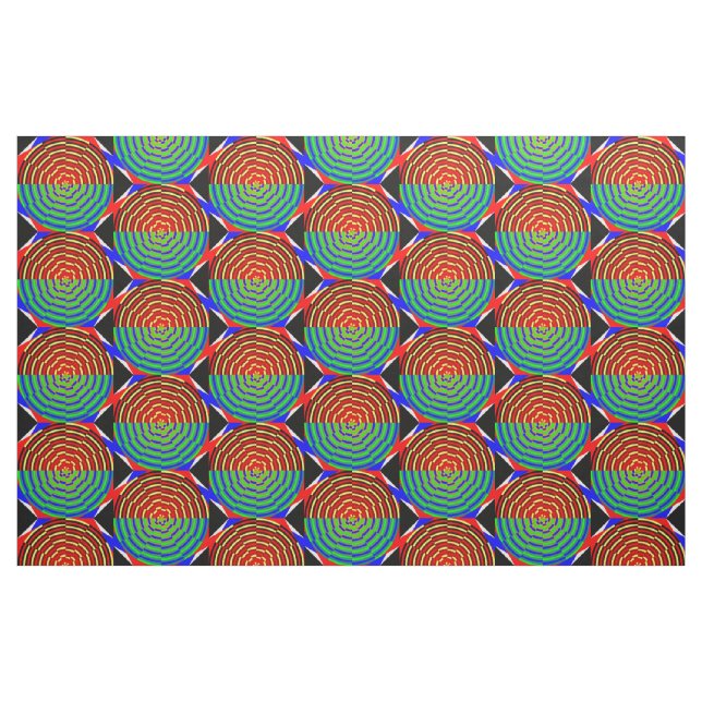 Digital Sunset von Kenneth Yoncich Stoff (Fat Quarter (45,7 x 55,9 cm))