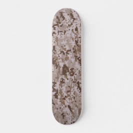 Digital-Tarnung – Graues LG-Tarnmuster Skateboard