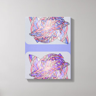 Digital Tentacles Abstract Modern Art Print Leinwanddruck