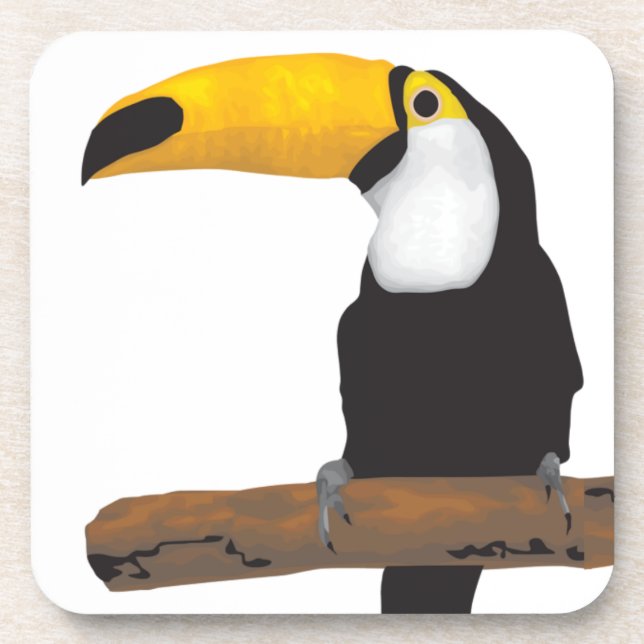Digital Toucan Getränkeuntersetzer (Vorderseite)