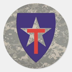 digital, TXSG sternförmig decal Runder Aufkleber