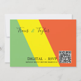 DIGITAL UAWG Wedding Bright Summer Colors Einladung