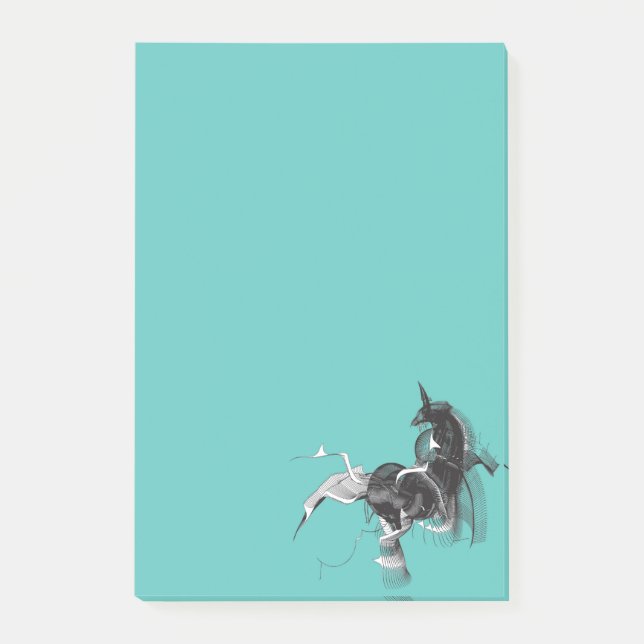 Digital Unicorn Post-it Klebezettel (Vorderseite)