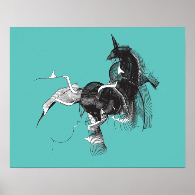 Digital Unicorn Poster (Vorne)