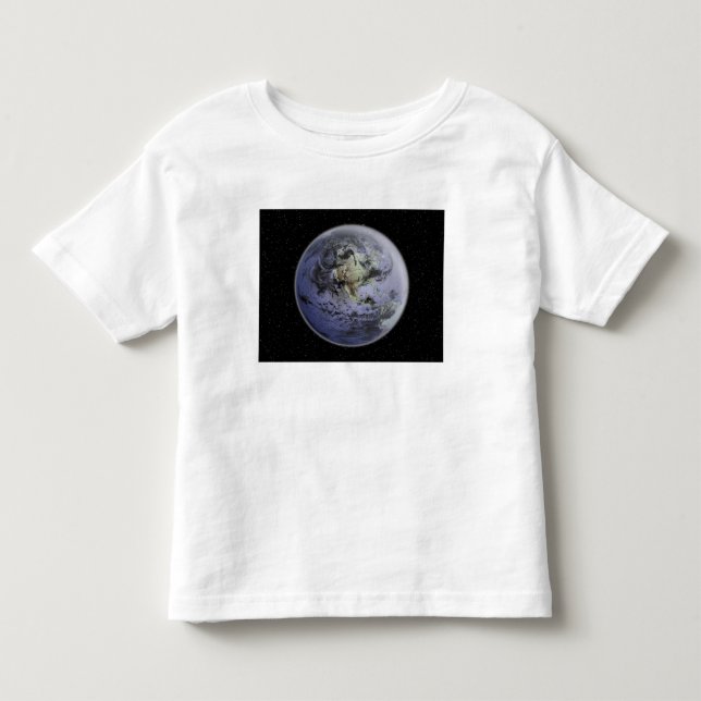 Digital verbesserte Abbildung der Vollerde Kleinkind T-shirt (Vorderseite)