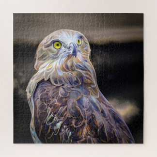 Digital verbesserte Ölfarbe eines kurz gezackten B