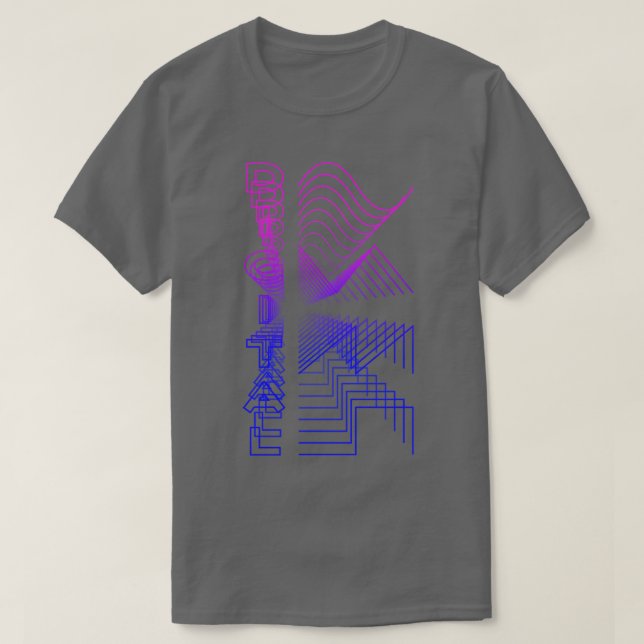 Digital Waveform Audio Analog Design Modular Gesch T-Shirt (Design vorne)