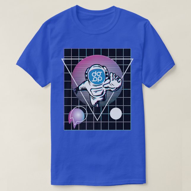 DigitalBits Astronaut  T-Shirt (Design vorne)